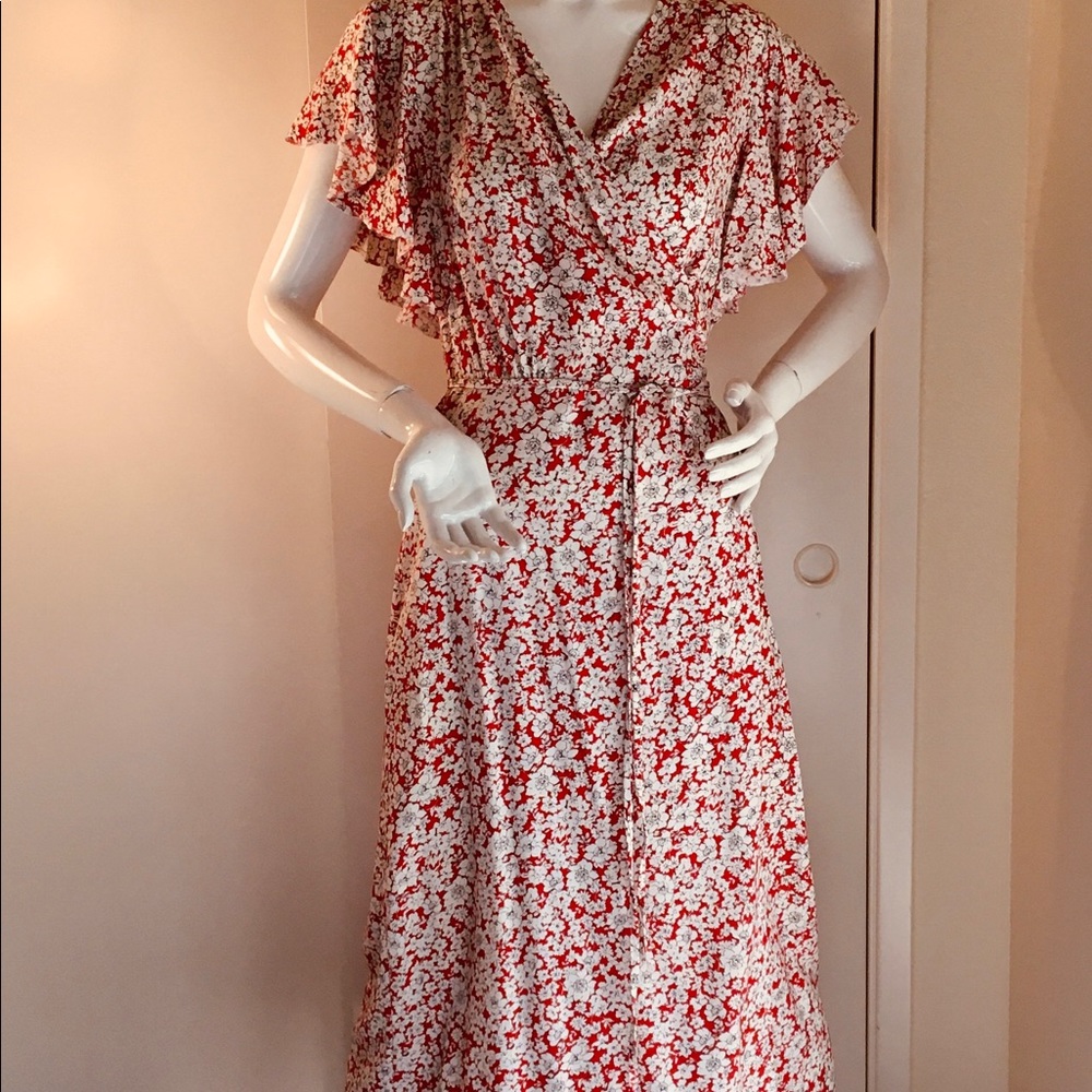 Envelope long summer dress